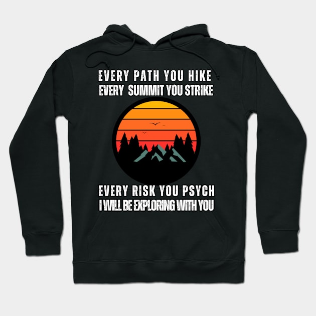 I will explore with you Hoodie by JT SPARKLE